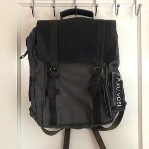 P.KU.VDSL Canvas Backpack New with Tags